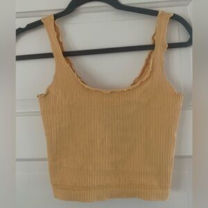 Nikki Bikki Lettuce Edge Tank Top